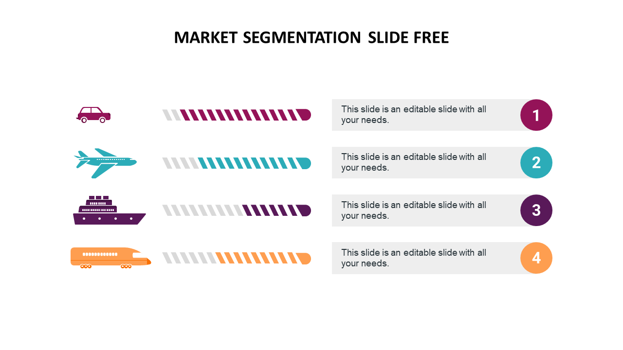 Free - Best Market Segmentation Slide For creative Presentation
